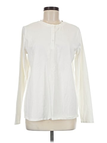 Lands' End Long Sleeve Henley (view 1)