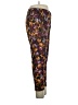 Unbranded Floral Purple Casual Pants Size XL - photo 4