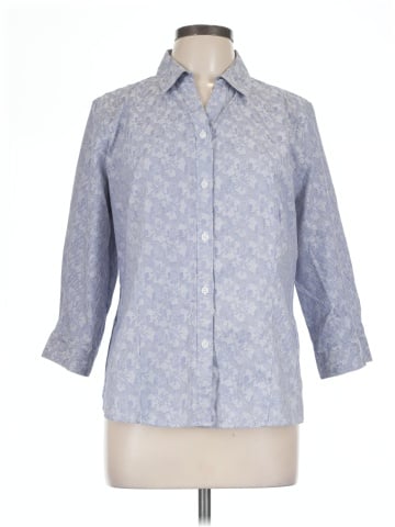 Chico's 3/4 Sleeve Button-Down Shirt (view 1)