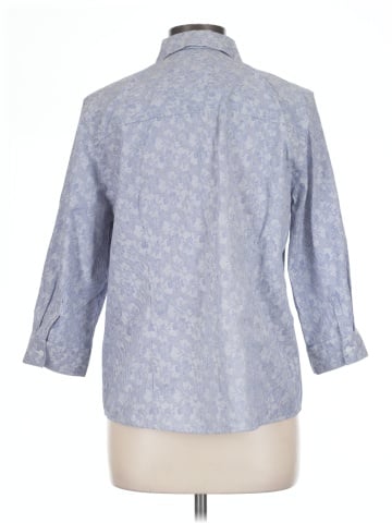 Chico's 3/4 Sleeve Button-Down Shirt (view 2)