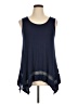 Vanity Blue Sleeveless Blouse Size XL - photo 1
