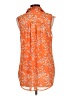 Daniel Rainn 100% Polyester Orange Sleeveless Blouse Size L - photo 2