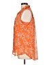 Daniel Rainn 100% Polyester Orange Sleeveless Blouse Size L - photo 5