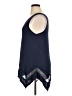 Vanity Blue Sleeveless Blouse Size XL - photo 5