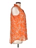 Daniel Rainn 100% Polyester Orange Sleeveless Blouse Size L - photo 4