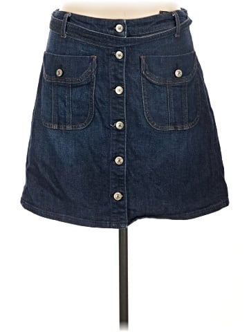 7 For All Mankind Denim Skirt (view 1)