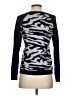 Talbots 100% Cotton Animal Print Black Pullover Sweater Size XS - photo 2