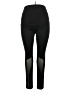 Pop Fit Solid Black Active Pants Size XL - photo 2
