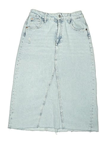 Zara Denim Skirt (view 1)