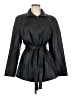 Worthington 100% Polyester Black Trenchcoat Size L - photo 1