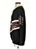 Lovely Melody Animal Print Black Pullover Sweater Size S - photo 5