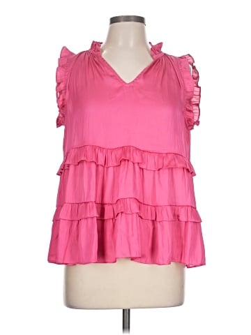 Aqua Sleeveless Blouse (view 1)