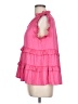 Aqua 100% Polyester Pink Sleeveless Blouse Size L - photo 5