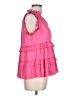 Aqua 100% Polyester Pink Sleeveless Blouse Size L - photo 4
