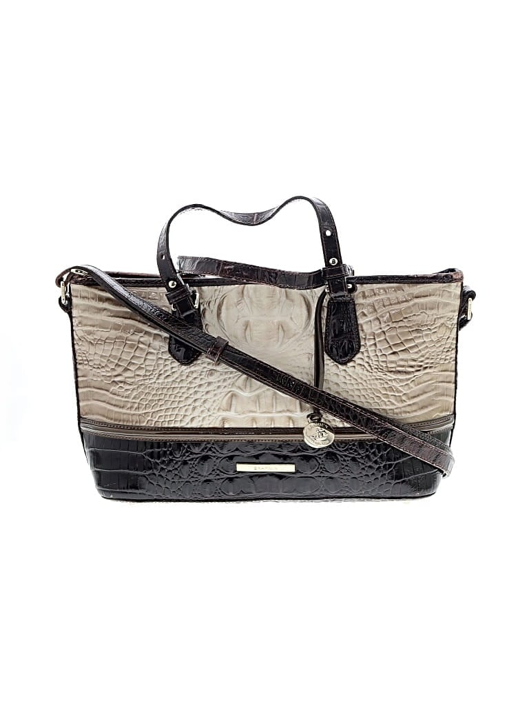 Pre-owned Brahmin Shoulder Bag In Gray