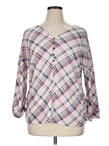 Cato Long Sleeve Henley (view 1)