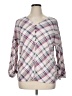 Cato Pink Long Sleeve Henley Size 14 - photo 1