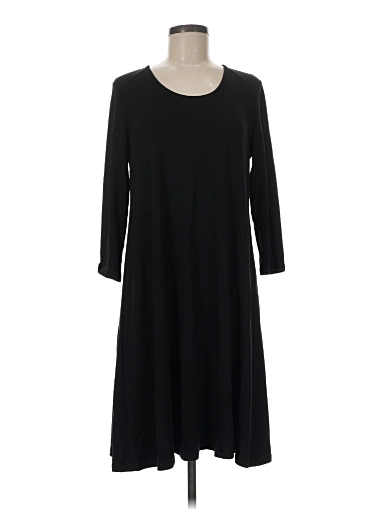 Pre-owned Garnet Hill Casual Dress In Black