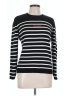 Nautica 100% Cotton Stripes Black Pullover Sweater Size L - photo 1