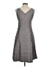 Tocca Chevron-herringbone Gray Casual Dress Size 6 - photo 2
