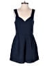 Trixxi Solid Blue Romper Size S - photo 1