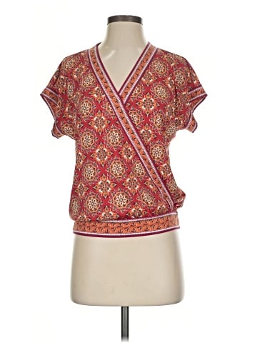 Max Studio Short Sleeve Blouse (view 1)