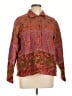 Coldwater Creek 100% Wool Paisley Red Jacket Size L - photo 1