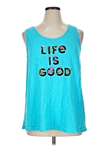 Life Is Good Sleeveless T-Shirt (view 1)