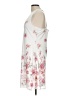 Luna 100% Polyester Floral White Casual Dress Size L - photo 5