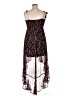 Express 100% Polyester Floral Black Casual Dress Size XL - photo 2