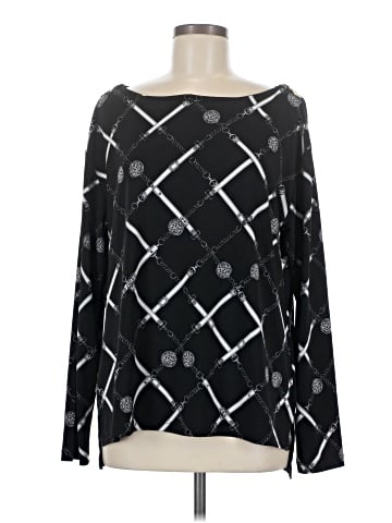 Anne Klein Long Sleeve Top (view 1)