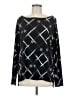 Anne Klein Black Long Sleeve Top Size L - photo 1