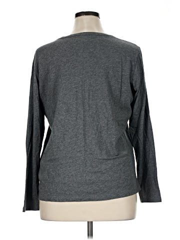 Lands' End 3/4 Sleeve T-Shirt (view 2)