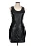 Aqua Metallic Black Cocktail Dress Size L - photo 1
