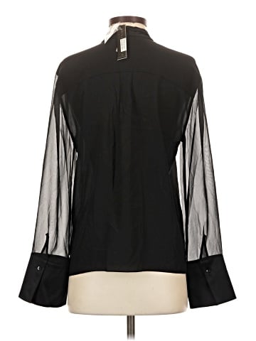Alice + Olivia Long Sleeve Silk Top (view 2)