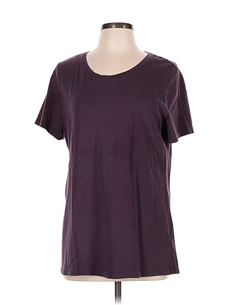 Pre-owned Duluth Trading Co. Short Sleeve T-shirt In Purple