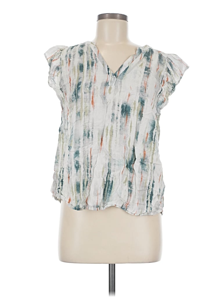 Pre-owned West K Sleeveless Blouse In White