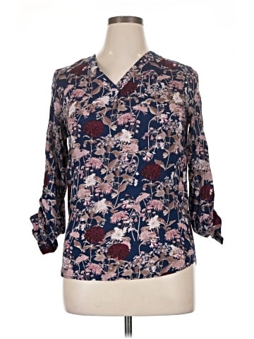 Brina & Em 3/4 Sleeve Blouse (view 1)