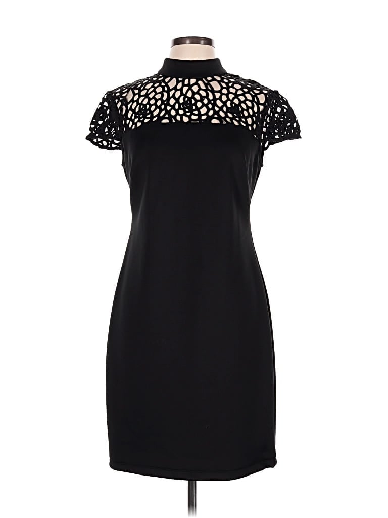 Pre-owned Bisou Bisou Cocktail Dress In Black