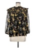 Eclair 100% Polyester Black 3/4 Sleeve Blouse Size L - photo 1