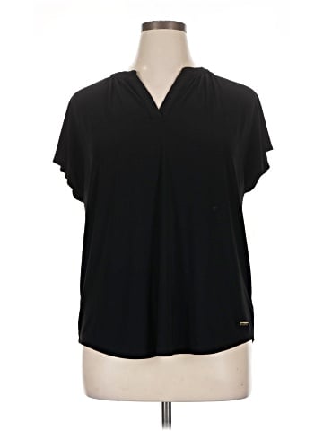 Jones New York Signature Short Sleeve Blouse (view 1)