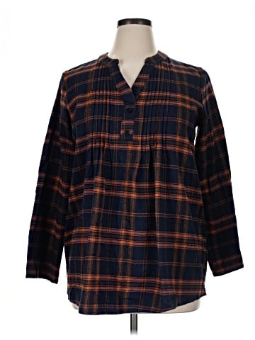 Unbranded Long Sleeve Henley (view 1)