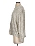 JOA Metallic Silver Pullover Sweater Size S - photo 5