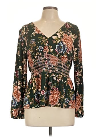 Maurices Long Sleeve Blouse (view 1)