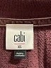 CAbi Purple Burgundy Pullover Sweater Size XS - photo 7