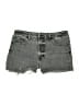 Free Assembly Gray Denim Shorts Size 10 - photo 1
