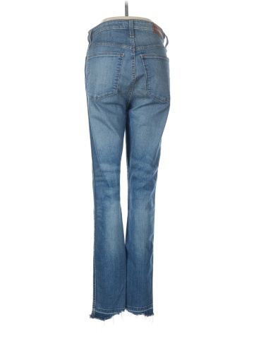 Madewell Tall Curvy High-Rise Skinny Jeans: Drop Step-Hem Edition (view 2)