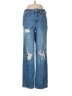 Old Navy Hearts Blue Jeans Size 6 - photo 1