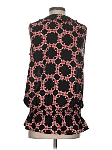 Karl Lagerfeld Paris Short Sleeve Blouse (view 2)
