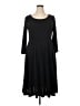 Lands' End Solid Black Casual Dress Size XL - photo 1